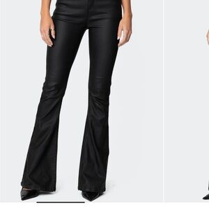 Women's Black Flared Pants